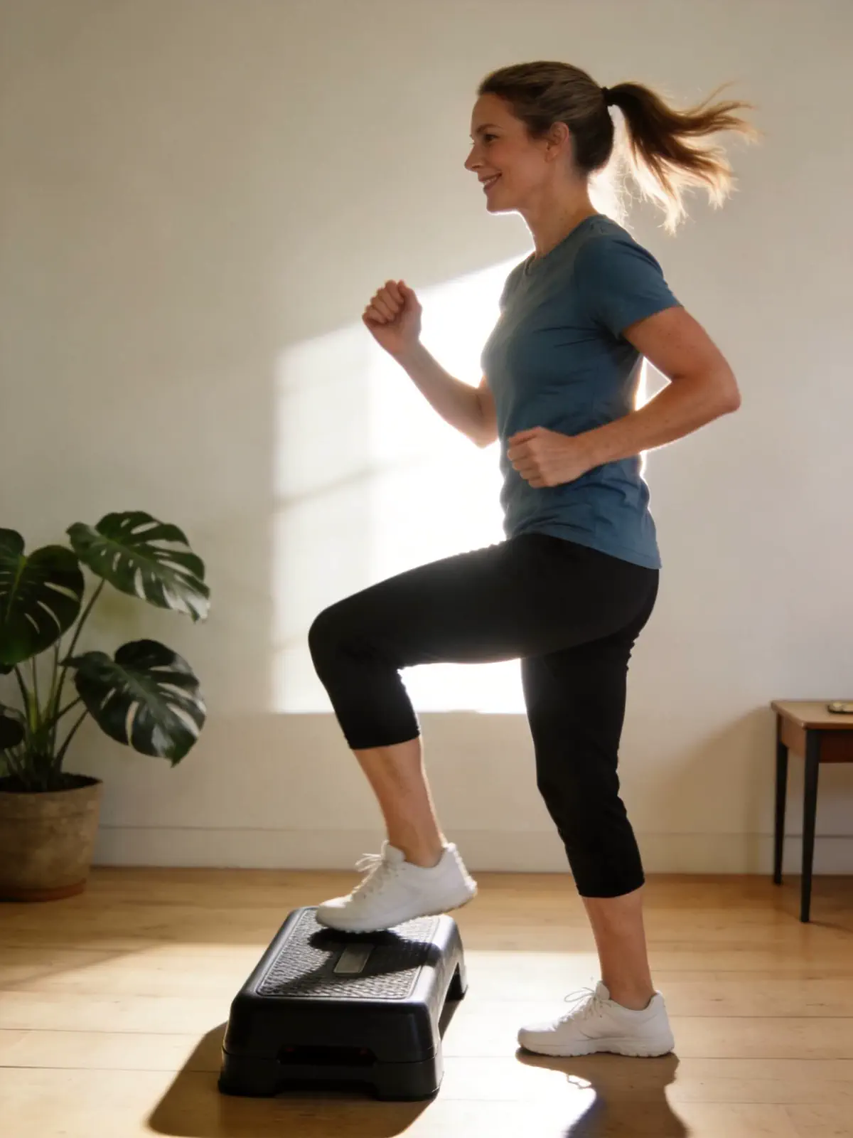 Step aerobics, brought back properly